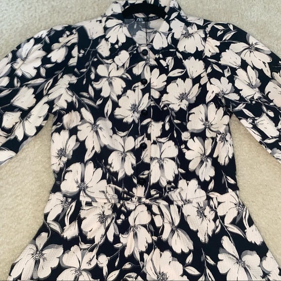 Zara Floral Print Dress - Picture 2 of 7